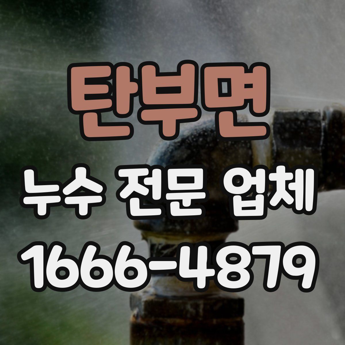 탄부면 누수 전문 업체