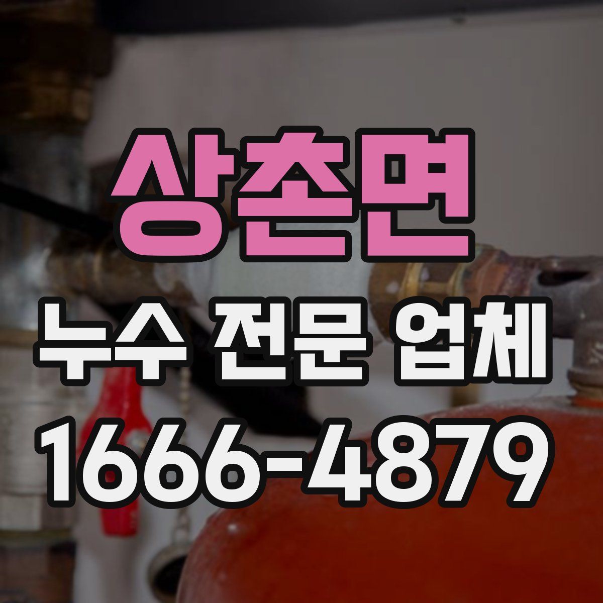 상촌면 누수 전문 업체