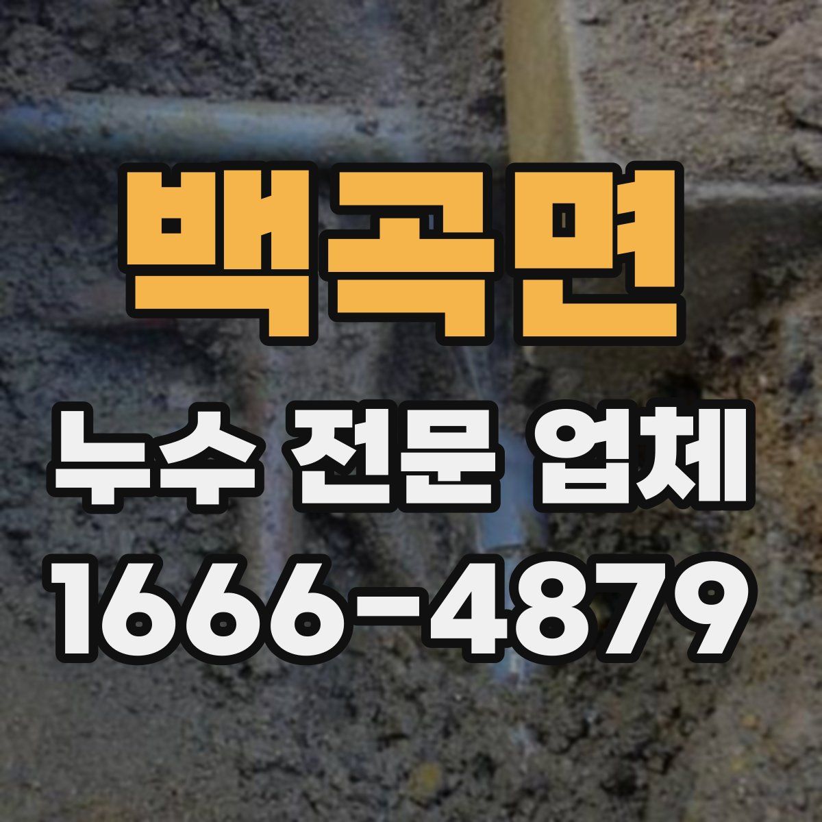 백곡면 누수 전문 업체