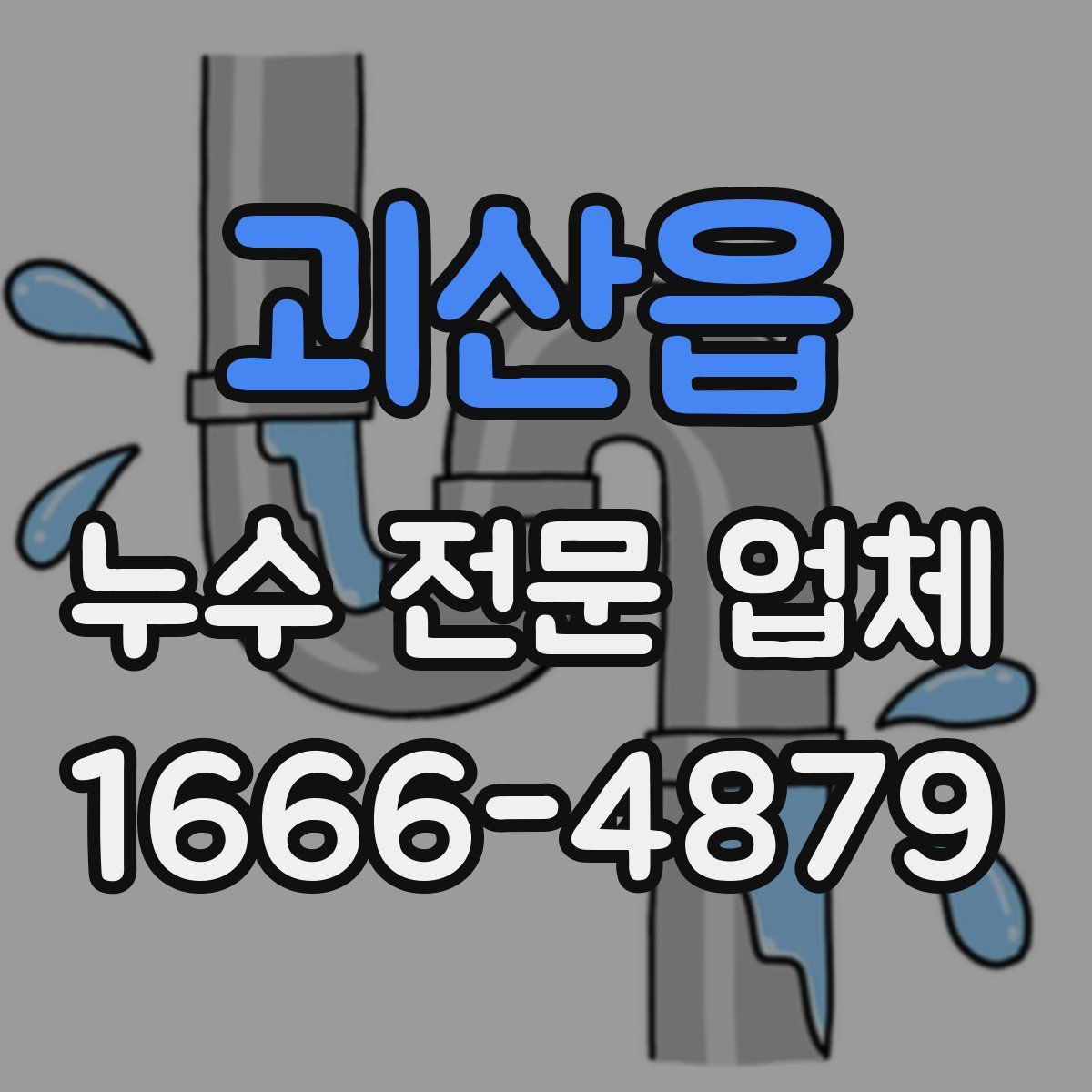 괴산읍 누수 전문 업체