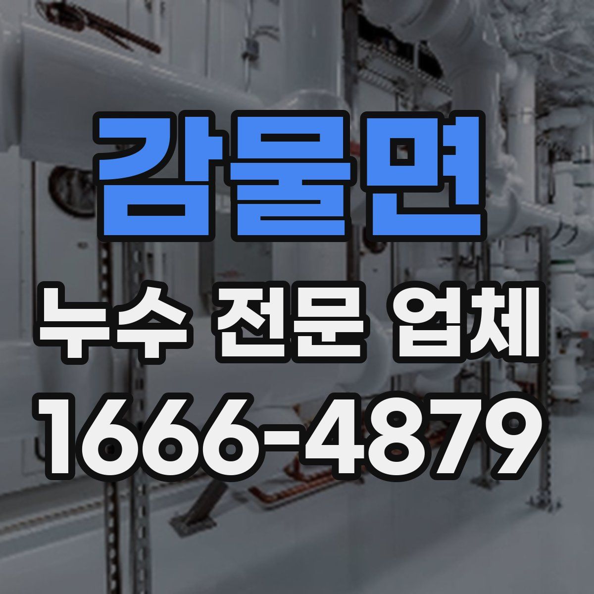 감물면 누수 전문 업체