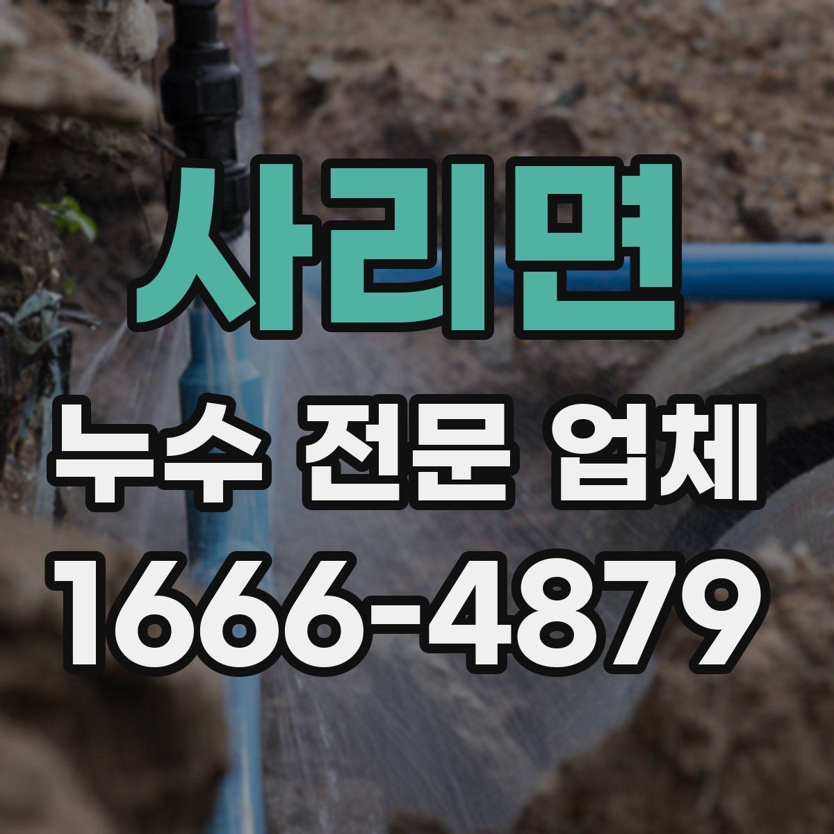 사리면 누수 전문 업체