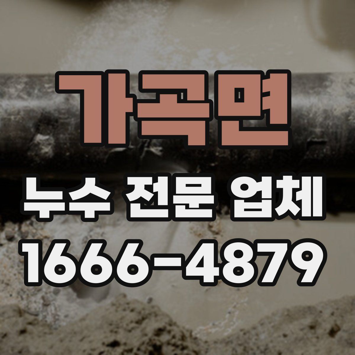 가곡면 누수 전문 업체