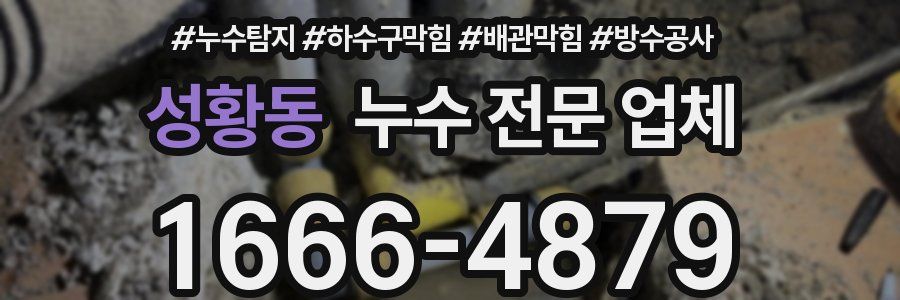 성황동 누수 전문 업체