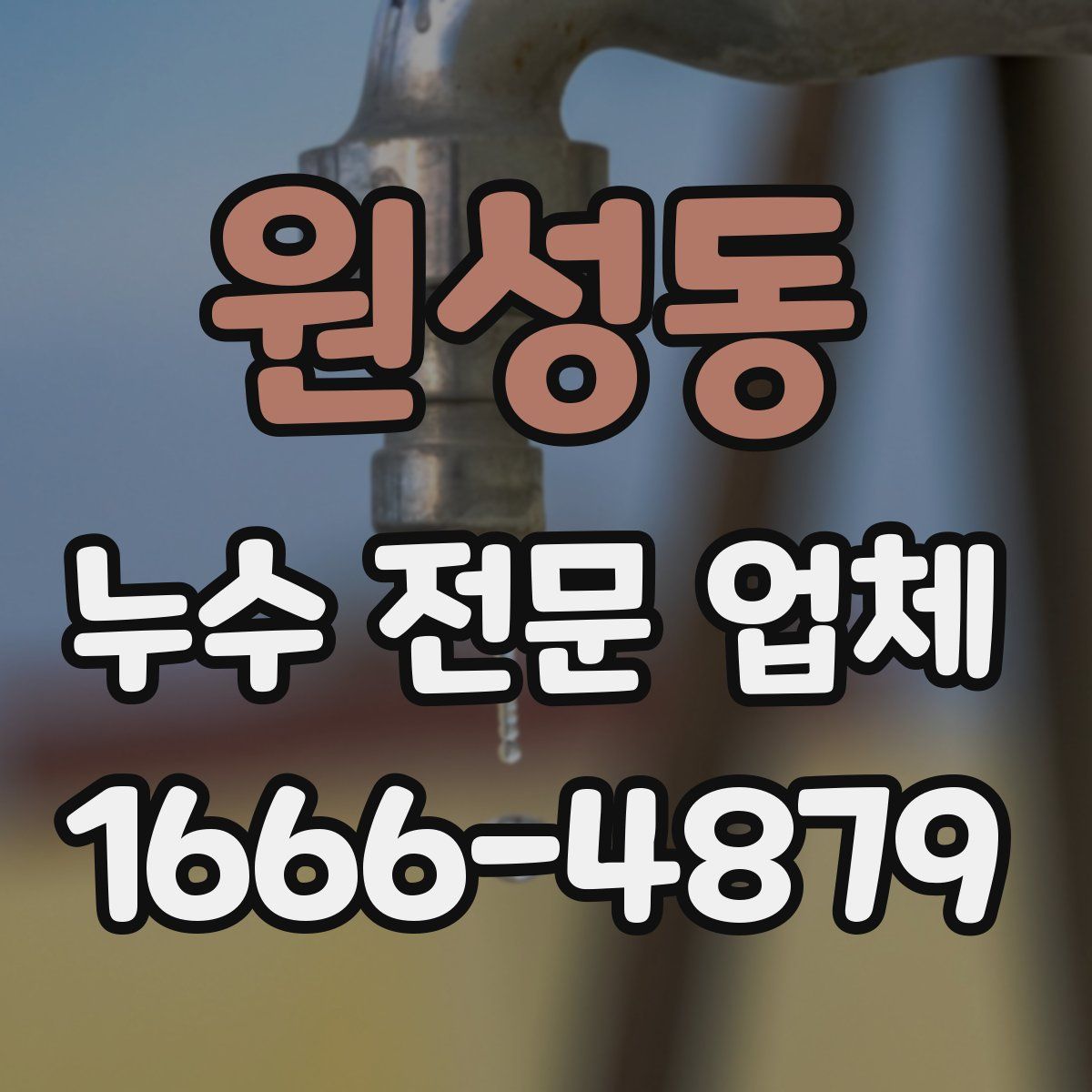 원성동 누수 전문 업체