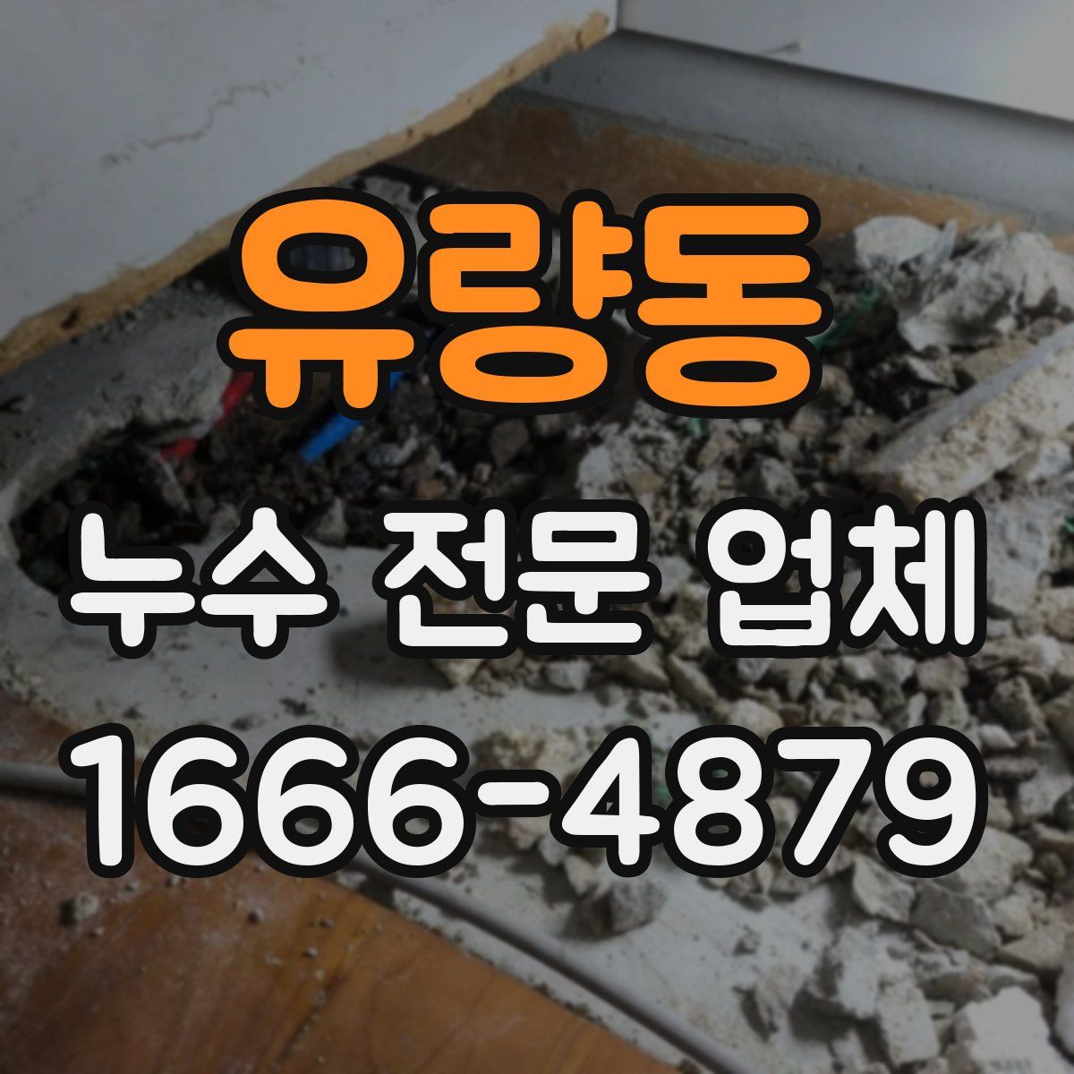 유량동 누수 전문 업체