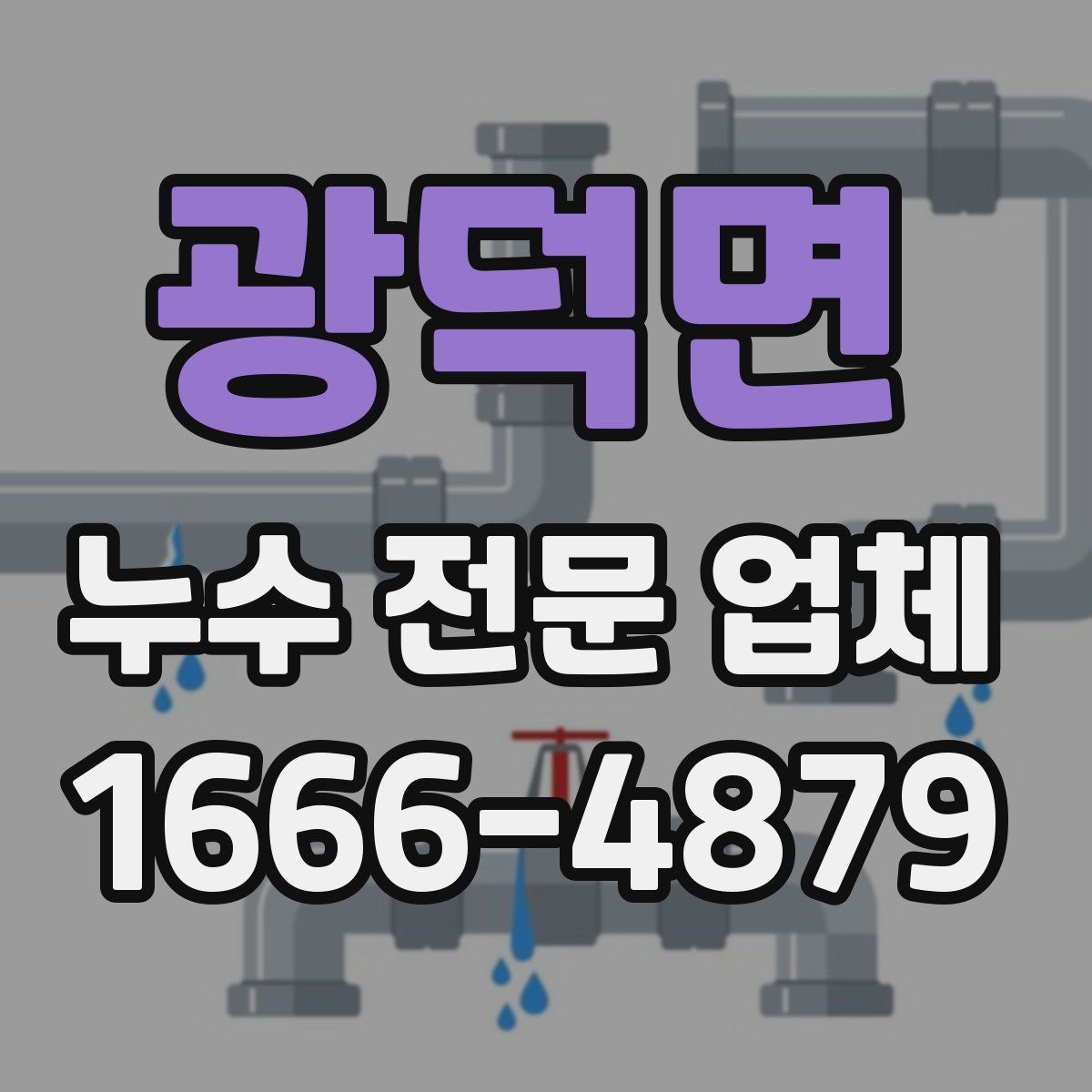 광덕면 누수 전문 업체