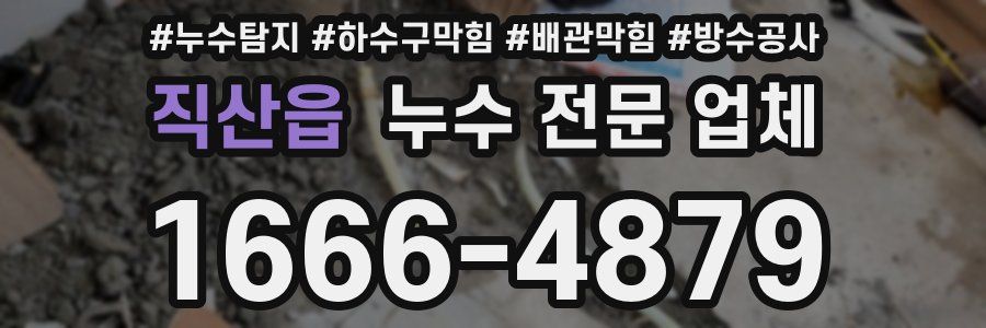 직산읍 누수 전문 업체