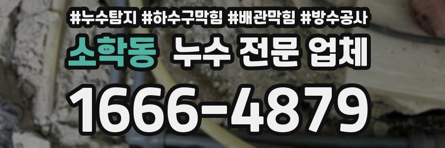 소학동 누수 전문 업체