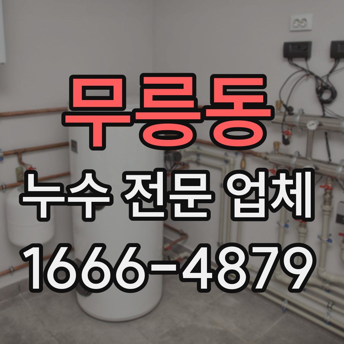 무릉동 누수 전문 업체