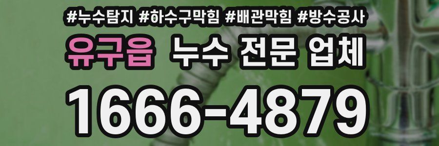 유구읍 누수 전문 업체