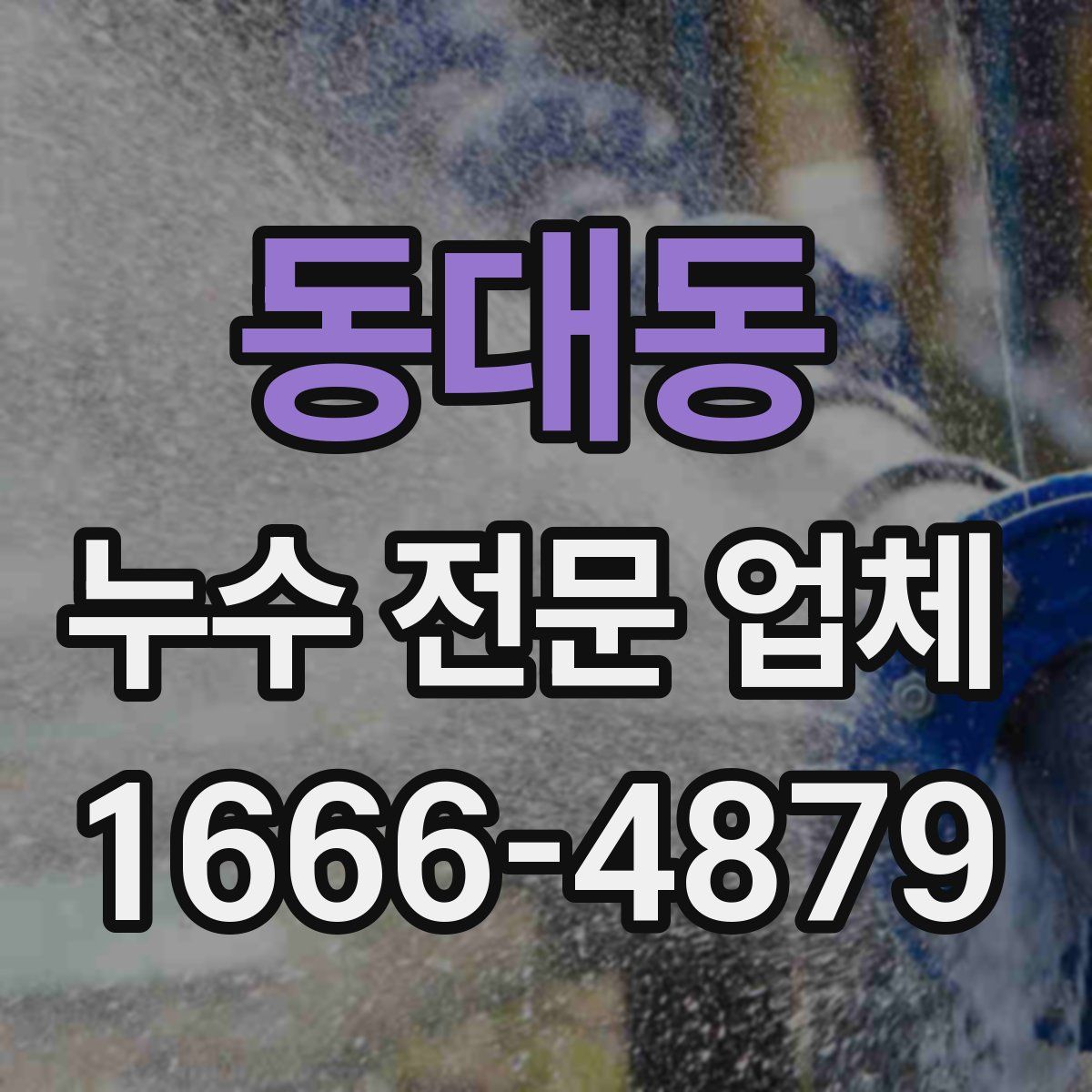 동대동 누수 전문 업체