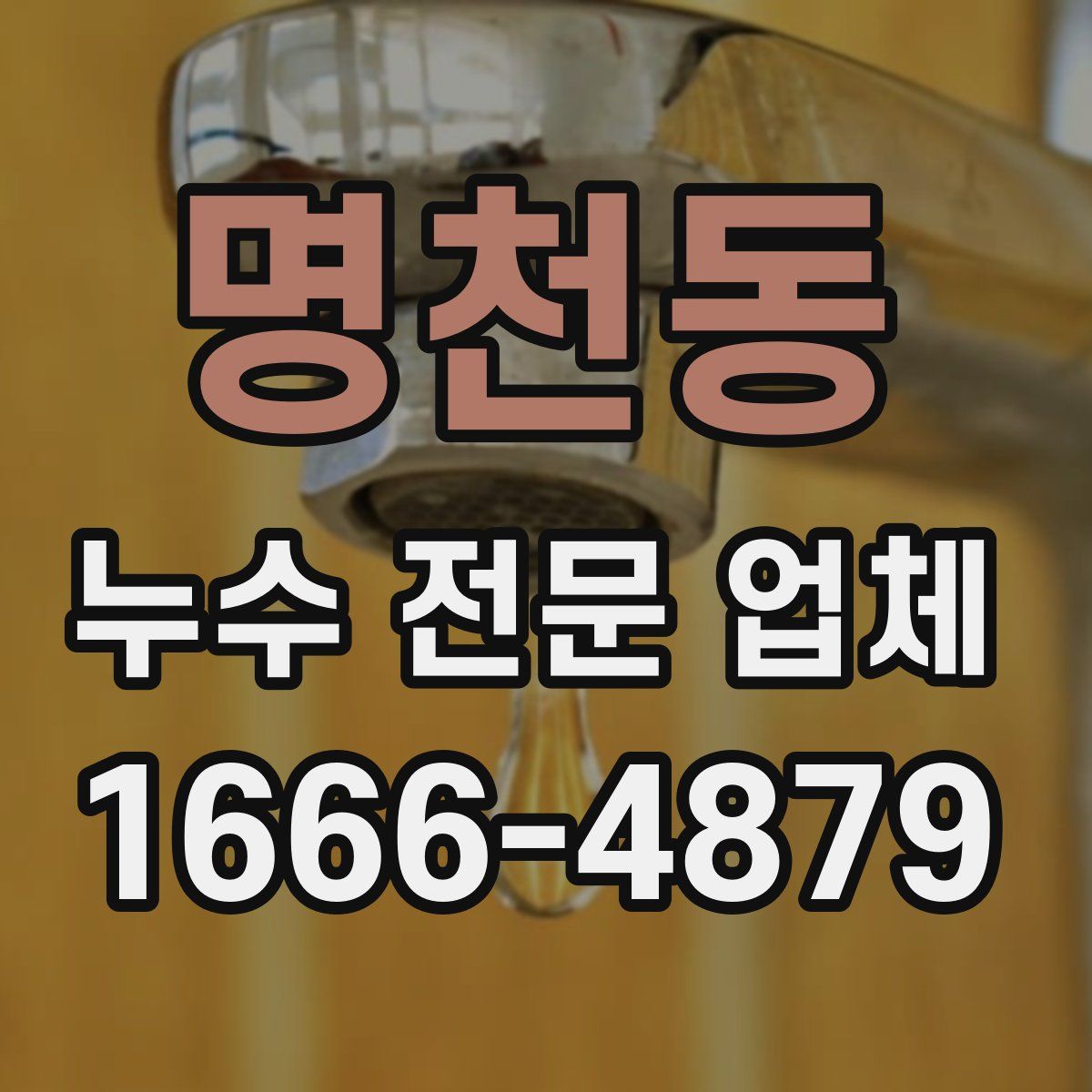 명천동 누수 전문 업체