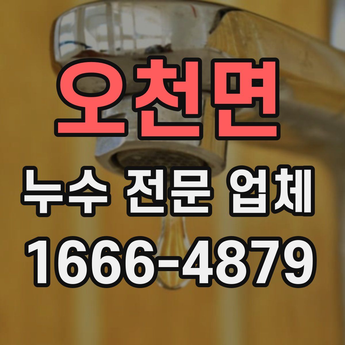 오천면 누수 전문 업체