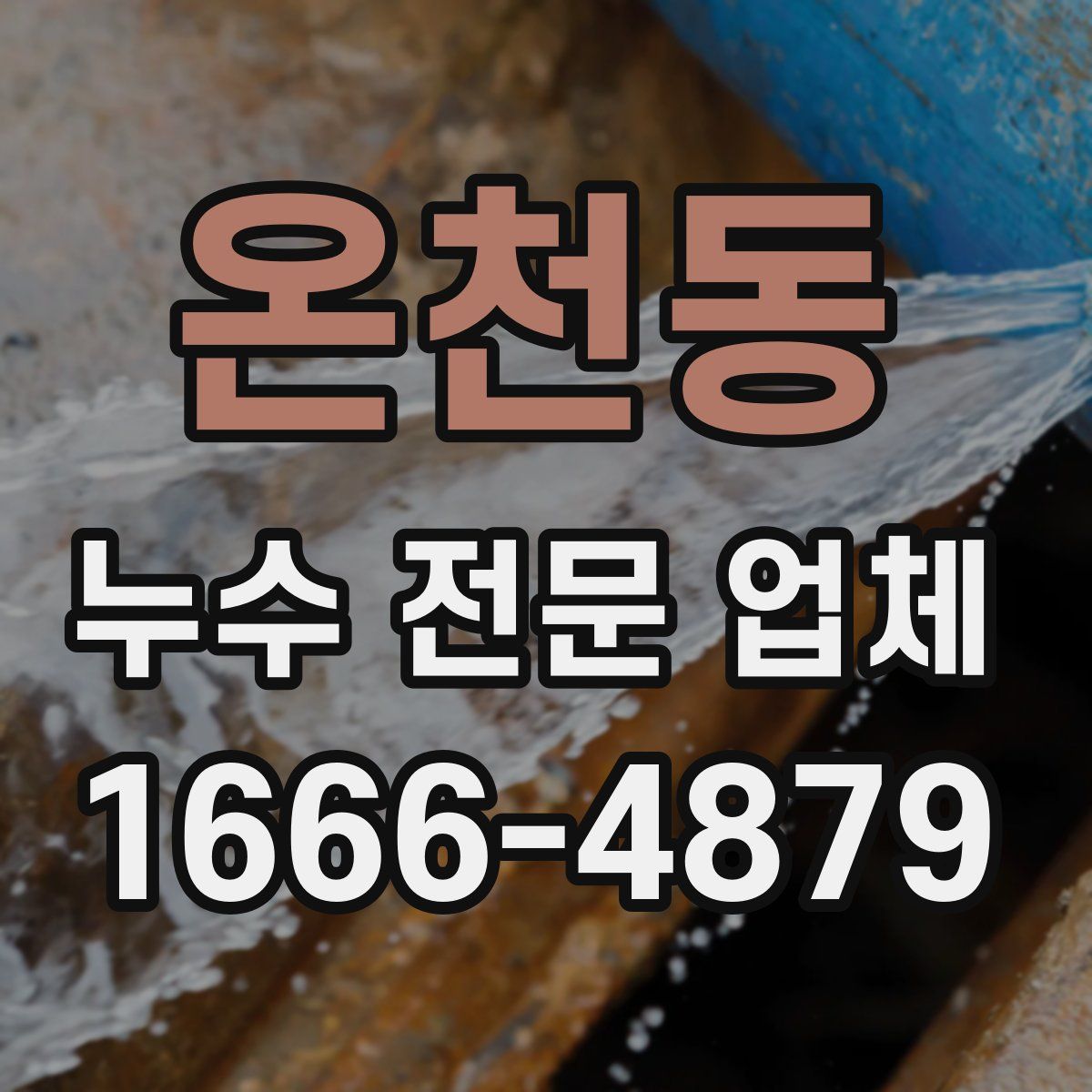 온천동 누수 전문 업체