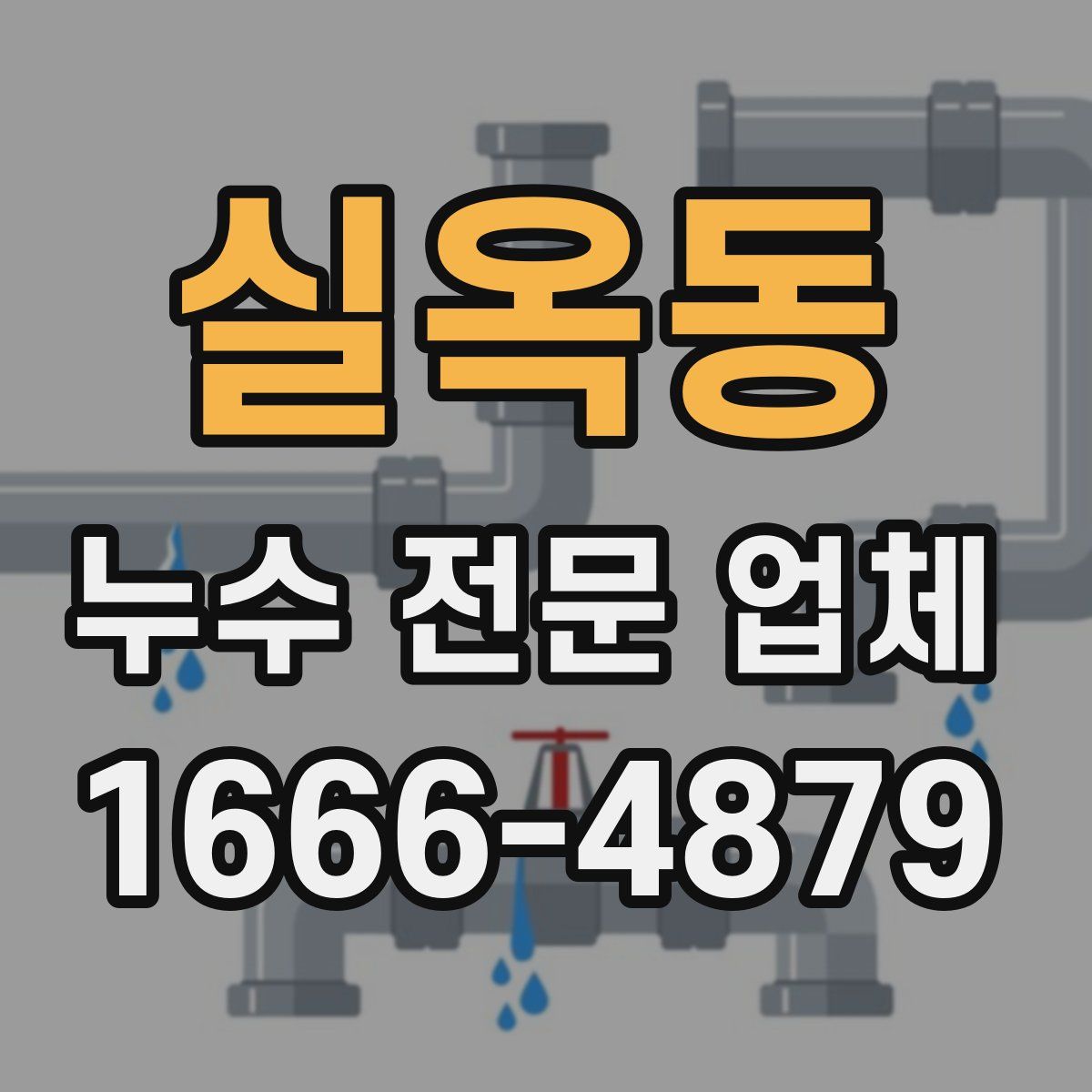 실옥동 누수 전문 업체