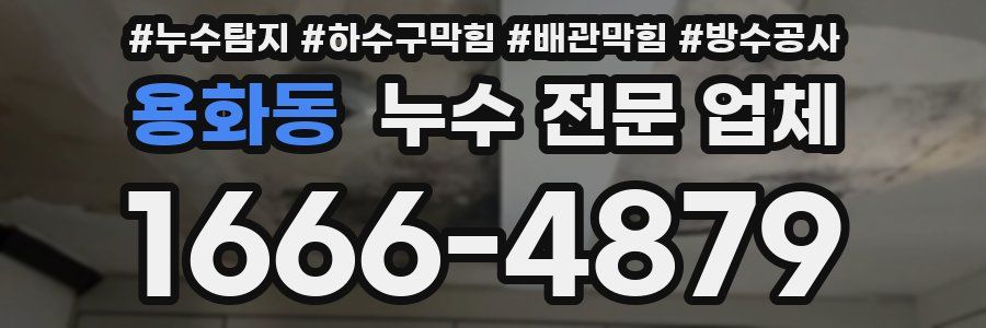 용화동 누수 전문 업체