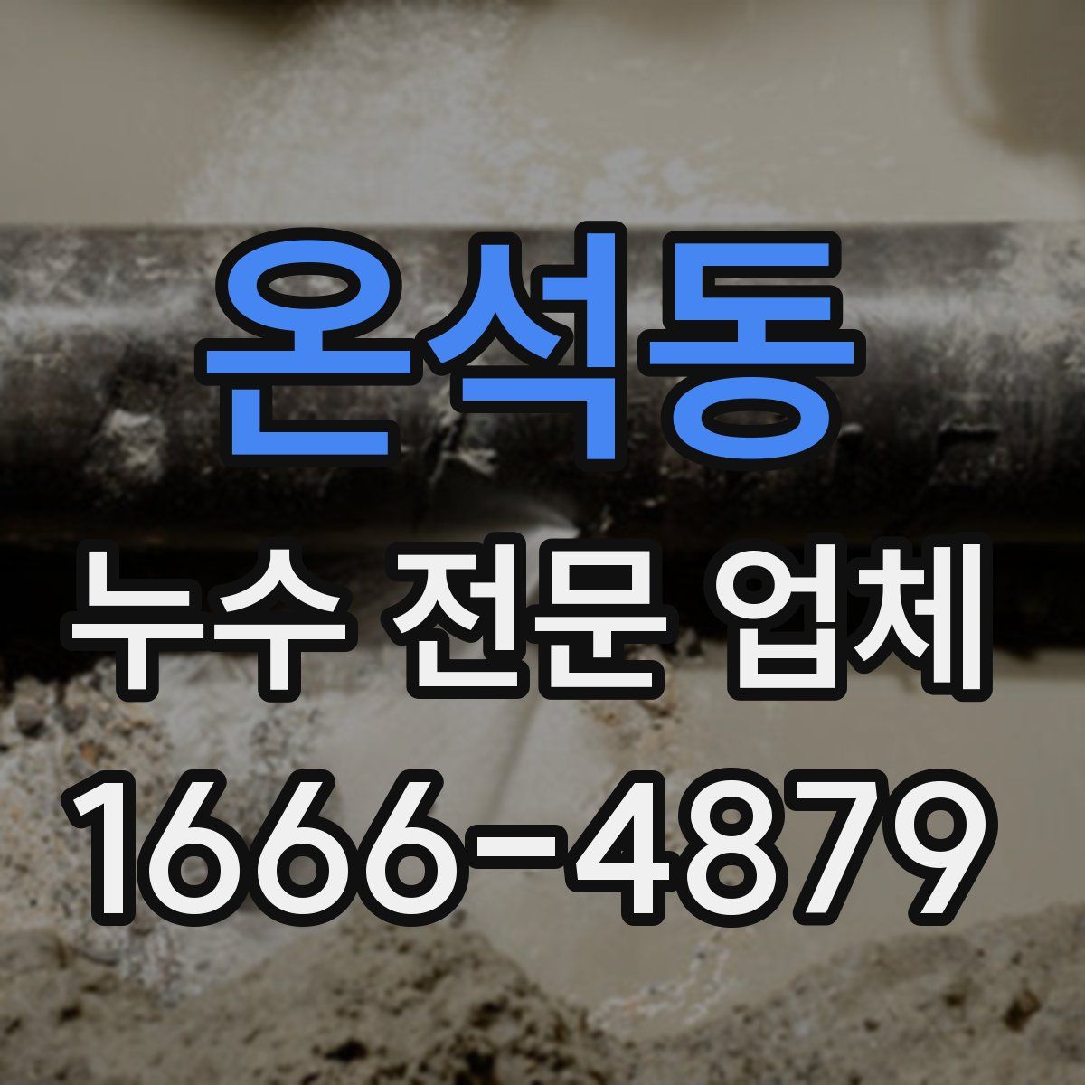 온석동 누수 전문 업체