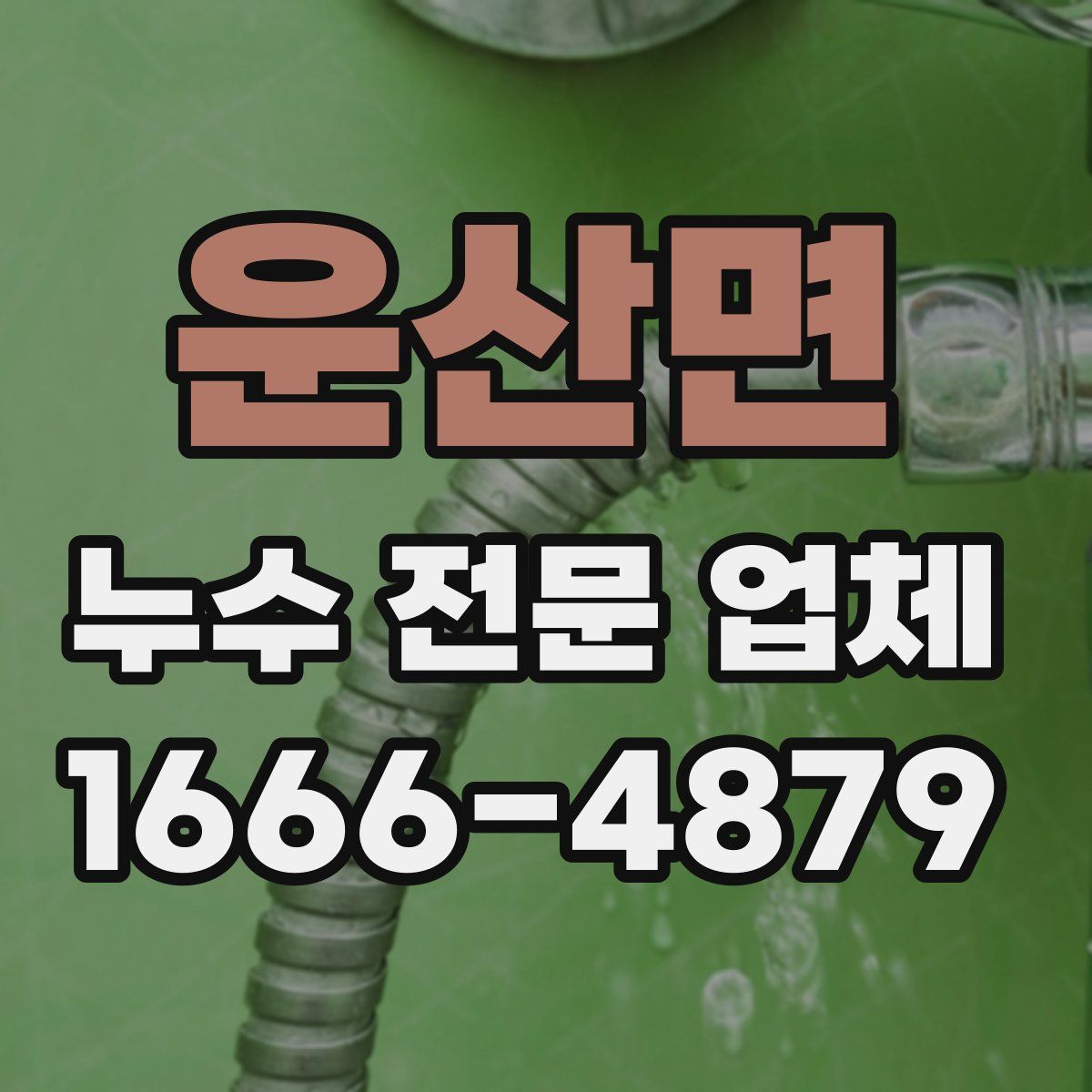 운산면 누수 전문 업체