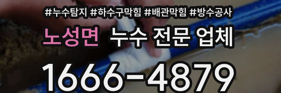 노성면 누수 전문 업체