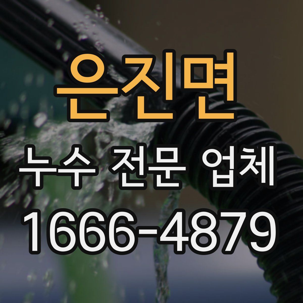 은진면 누수 전문 업체