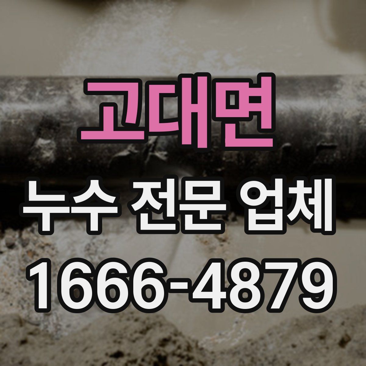 고대면 누수 전문 업체