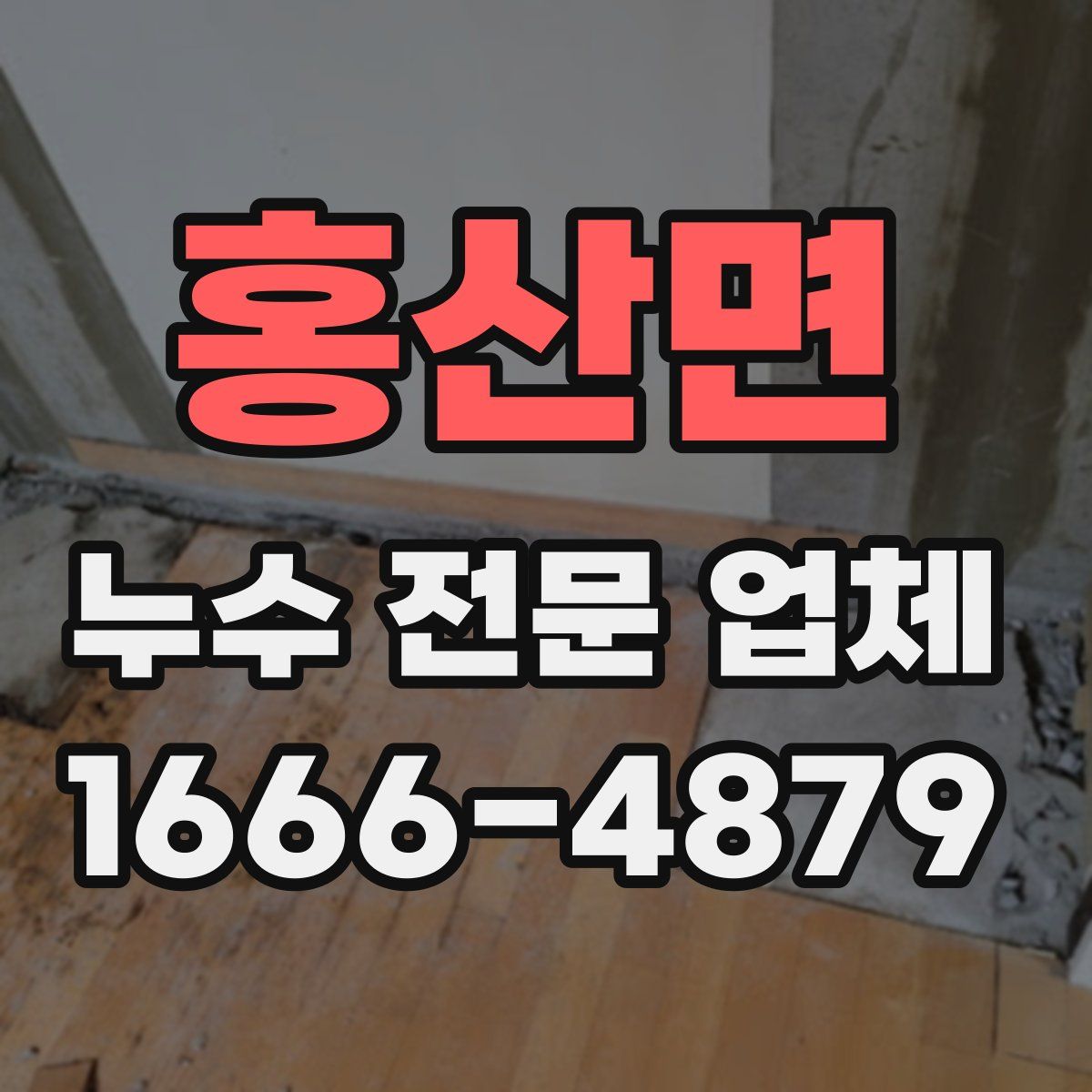홍산면 누수 전문 업체
