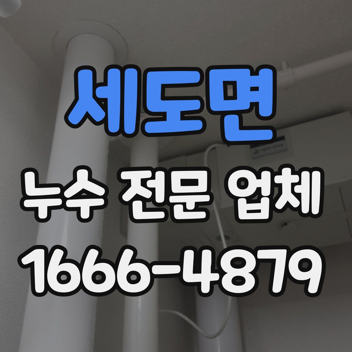 세도면 누수 전문 업체
