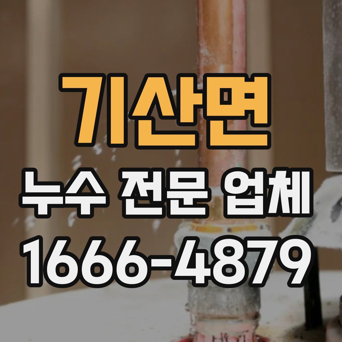 기산면 누수 전문 업체