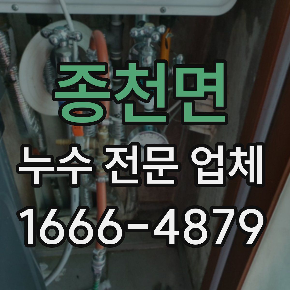 종천면 누수 전문 업체