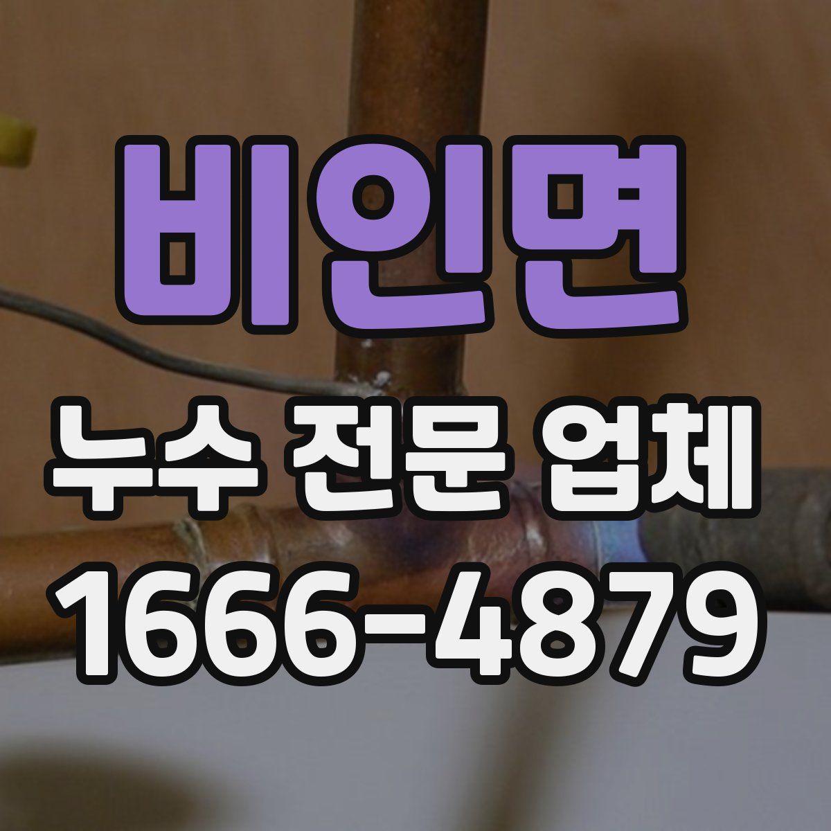 비인면 누수 전문 업체