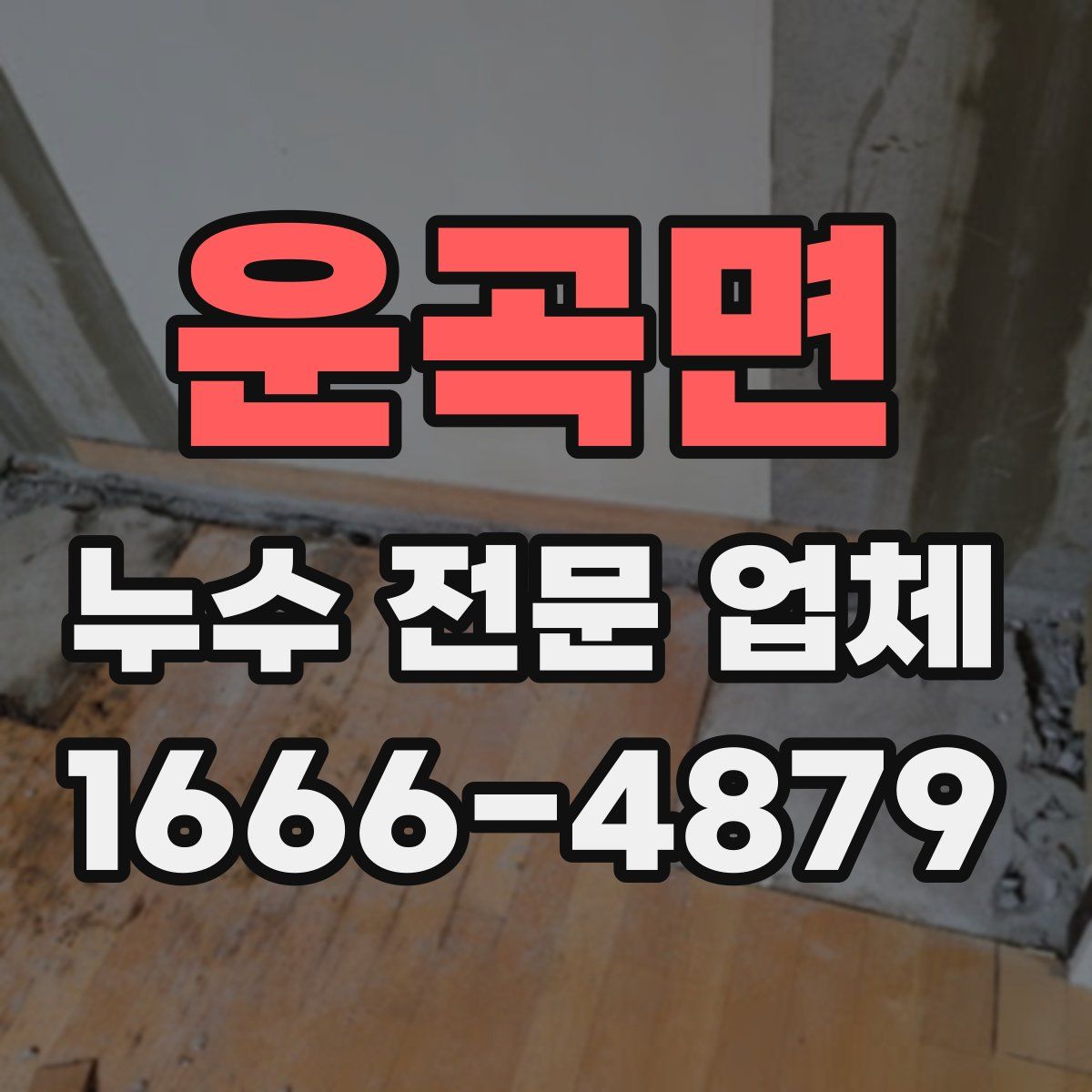 운곡면 누수 전문 업체