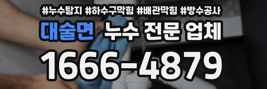 대술면 누수 전문 업체