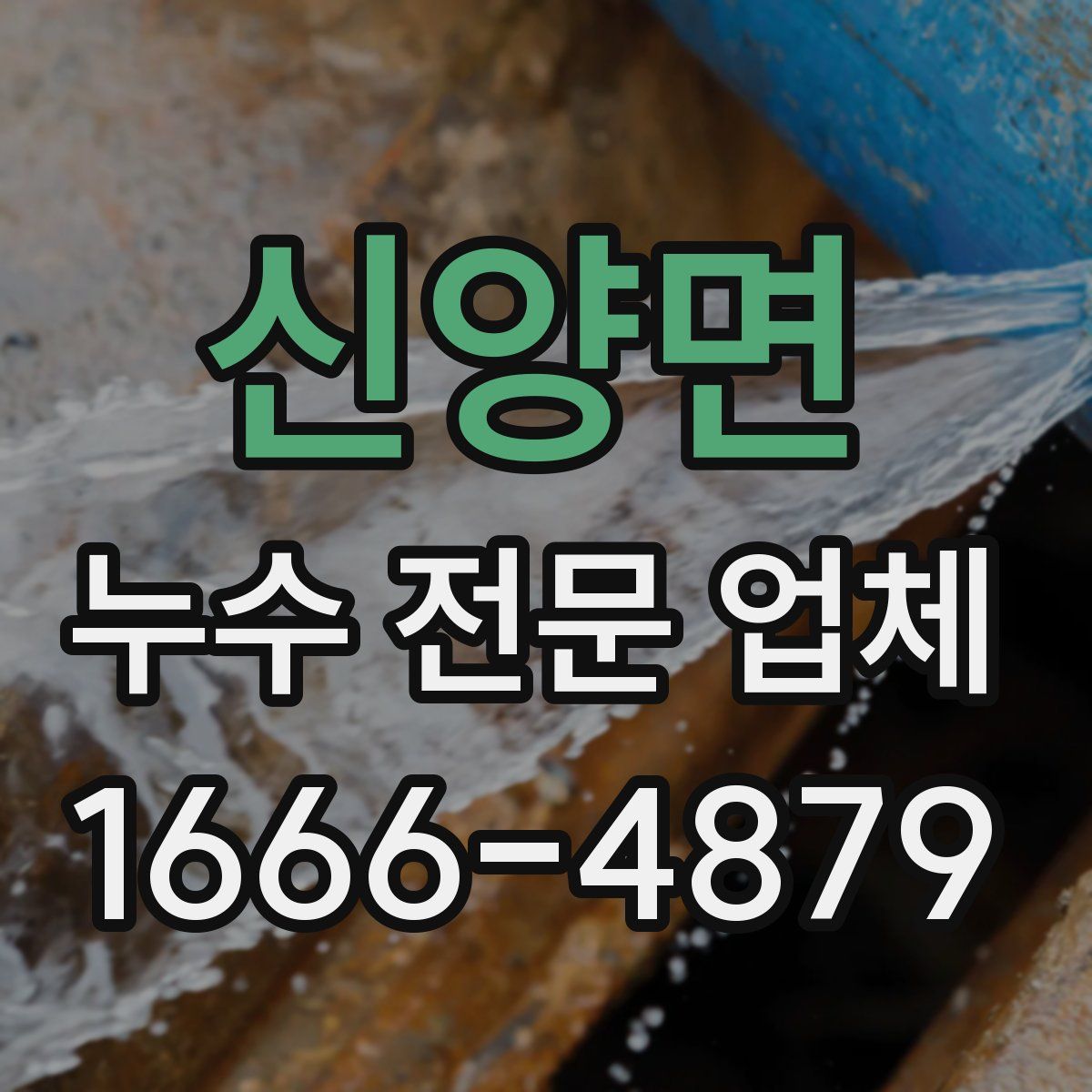 신양면 누수 전문 업체