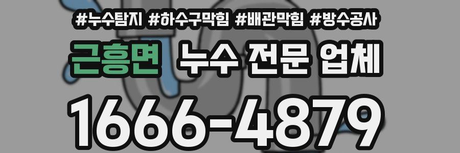 근흥면 누수 전문 업체