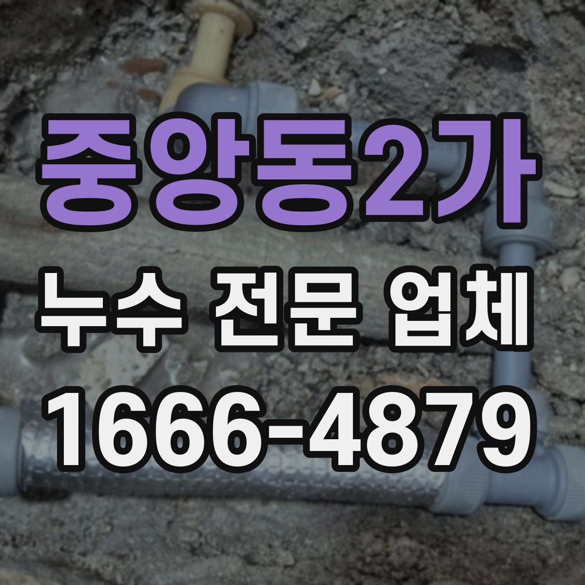 중앙동2가 누수 전문 업체
