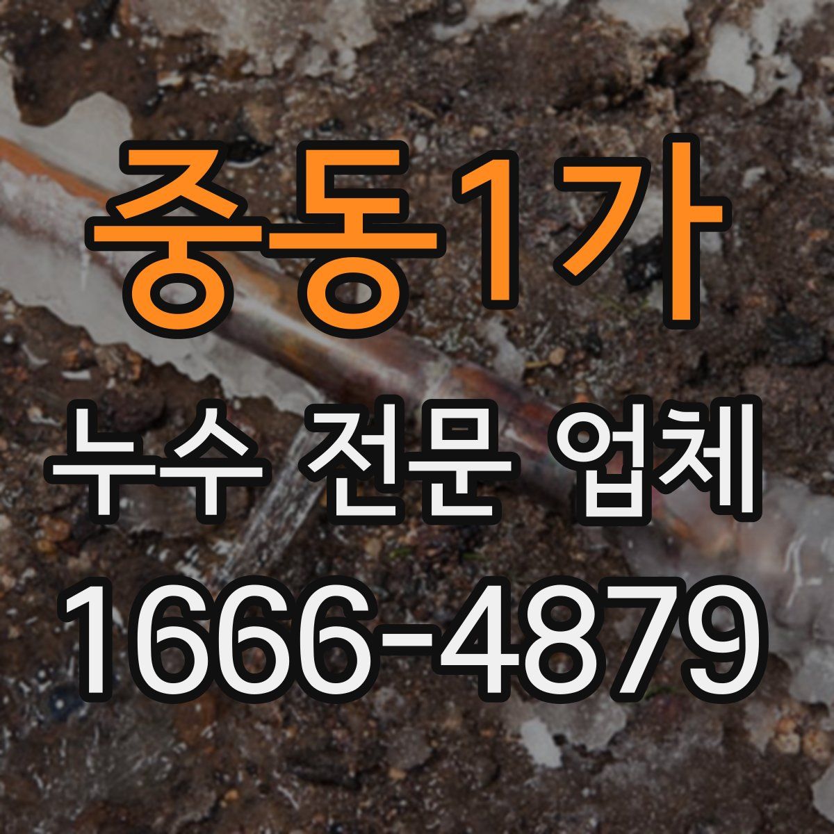 중동1가 누수 전문 업체