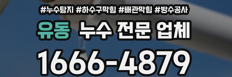 유동 누수 전문 업체