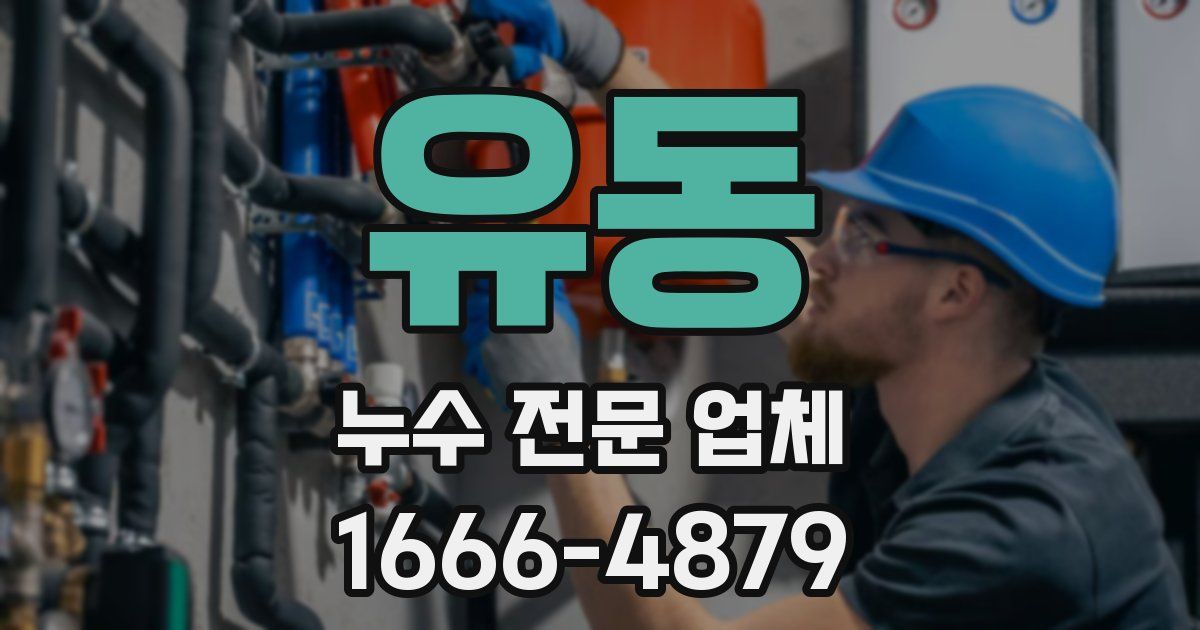 유동 누수 전문 업체