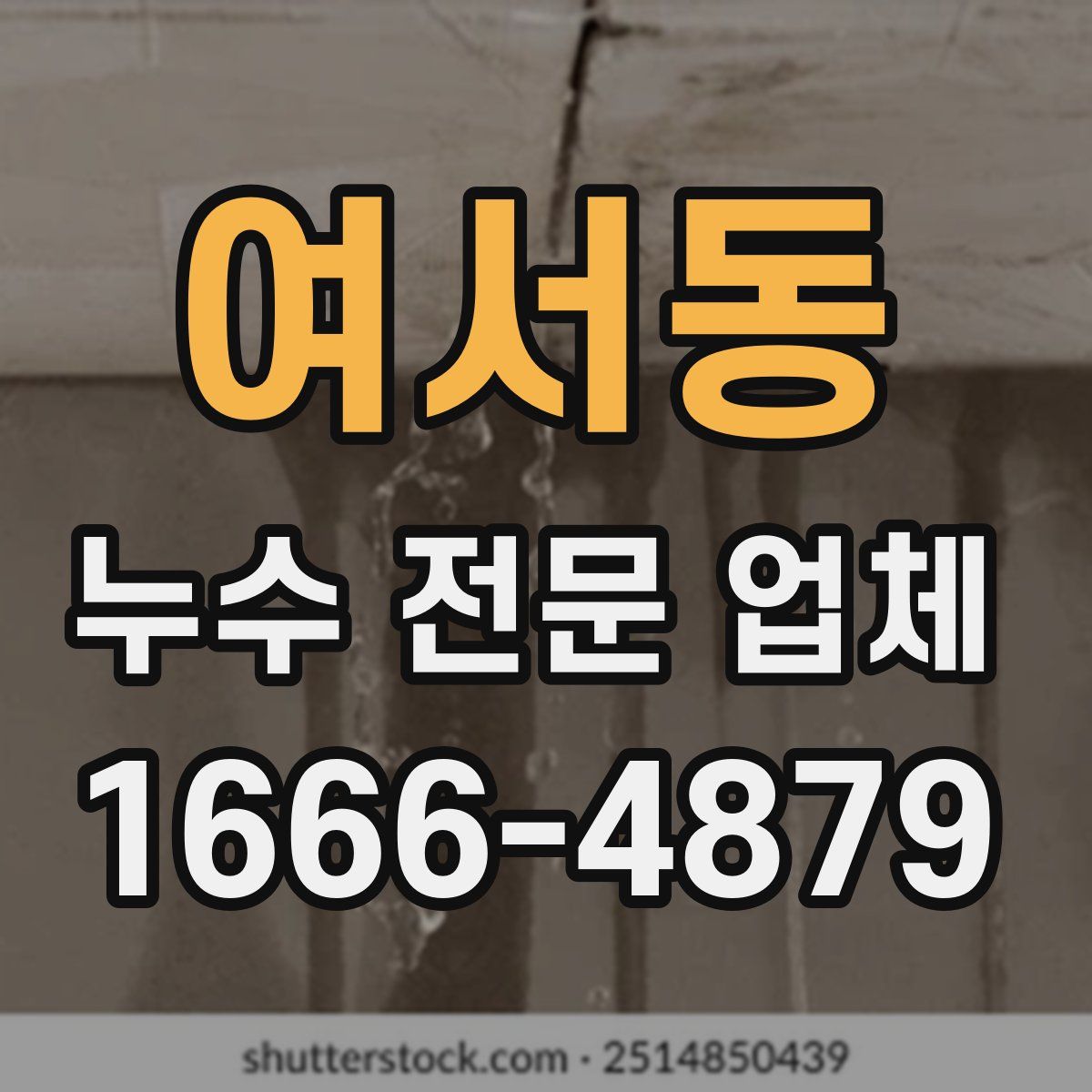 여서동 누수 전문 업체