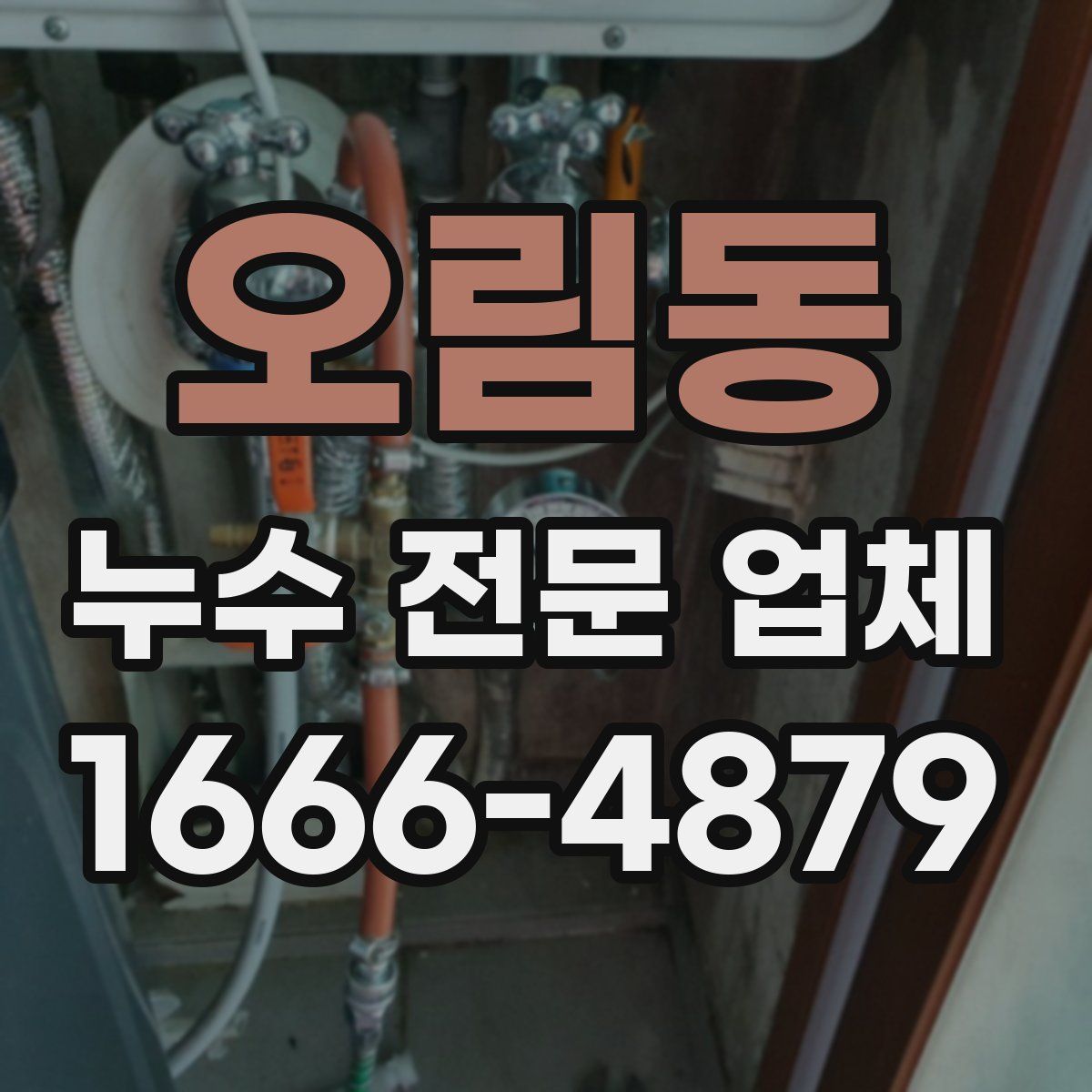 오림동 누수 전문 업체