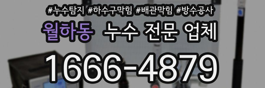 월하동 누수 전문 업체