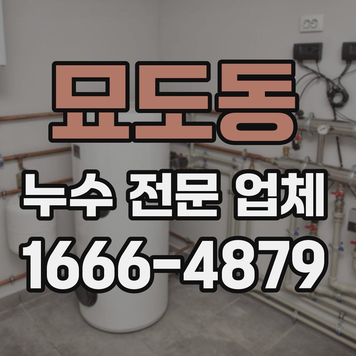 묘도동 누수 전문 업체