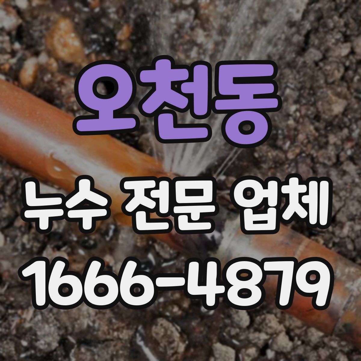 오천동 누수 전문 업체