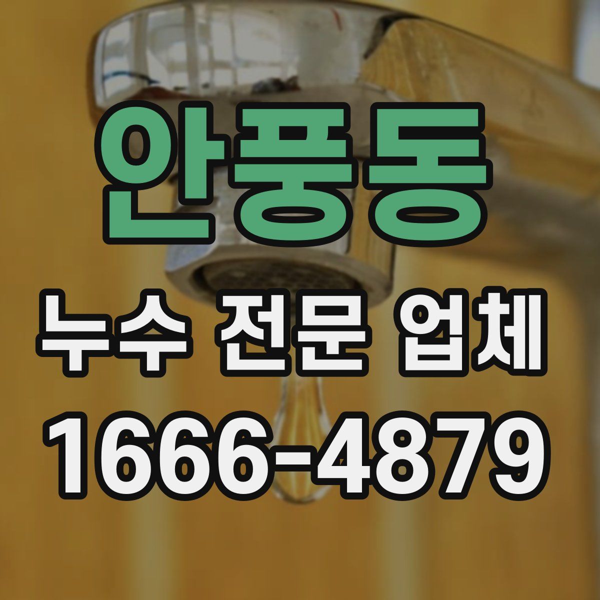 안풍동 누수 전문 업체