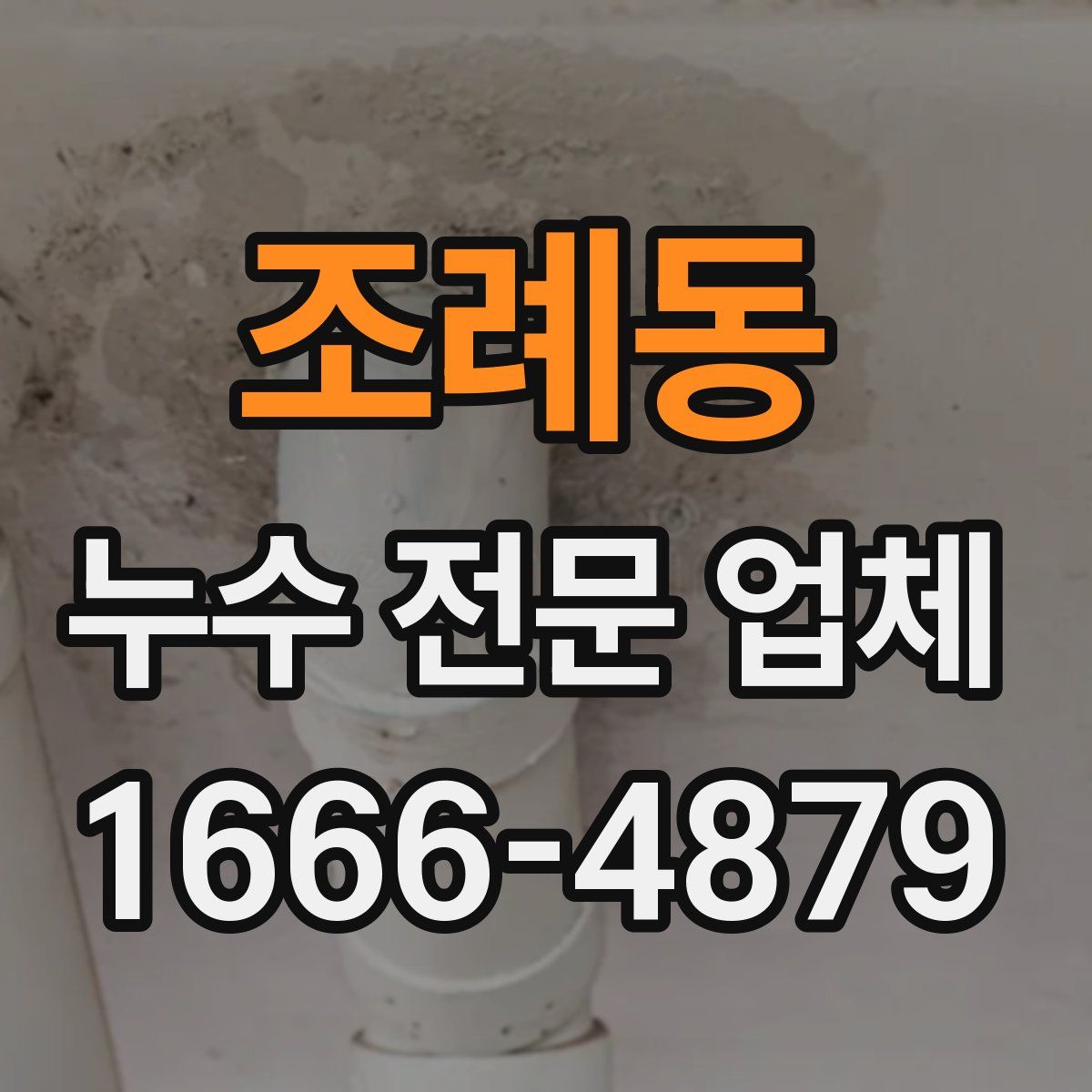 조례동 누수 전문 업체