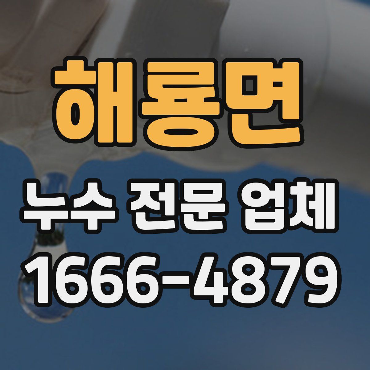 해룡면 누수 전문 업체