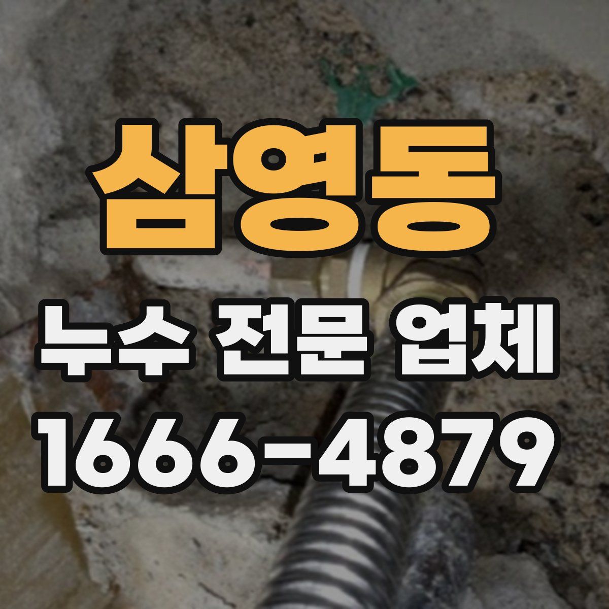 삼영동 누수 전문 업체