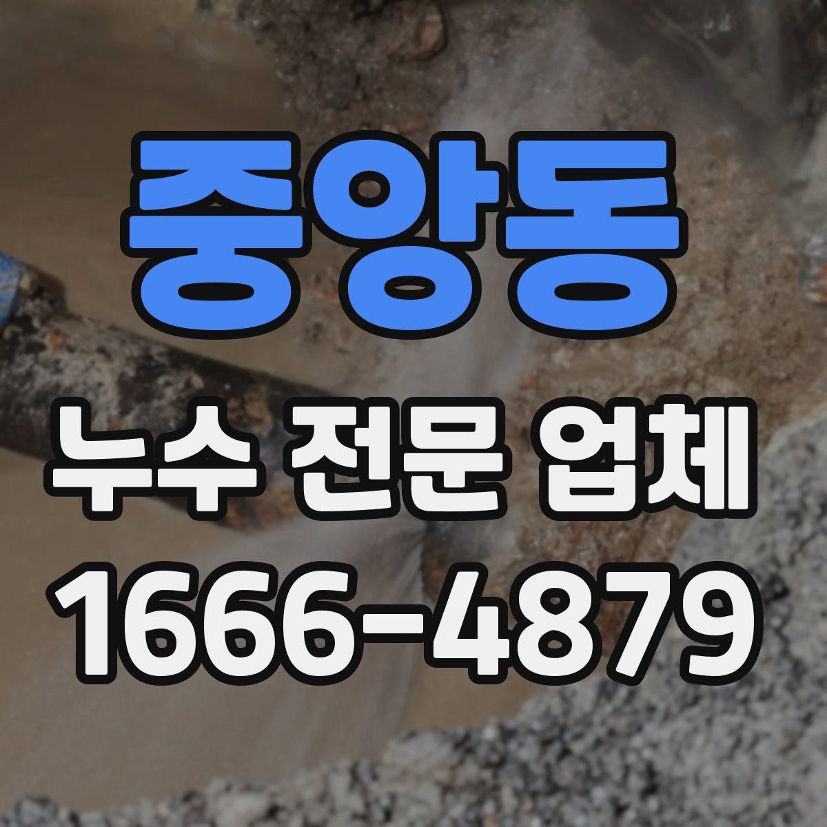 중앙동 누수 전문 업체