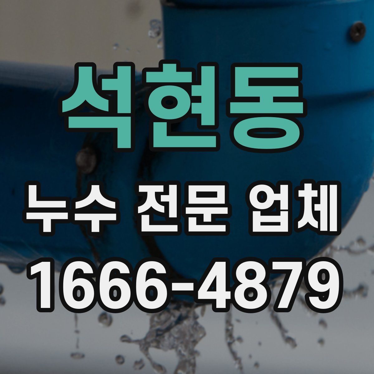 석현동 누수 전문 업체